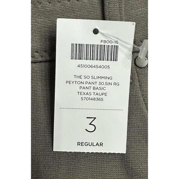 NWT So Slimming Chicos Slim Leg Peyton Womens Stretch Gray Pants Trousers 3R - Picture 7 of 10